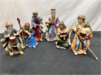 Complete Light-Up Nativity Set; Thomas Kinkade