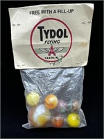 Original Tydol Flaying A Gasoline bag of marbles