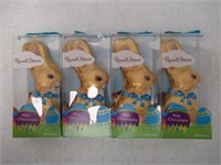 (4) Russell Stover Milk Chocolate Bunny, Hollow,