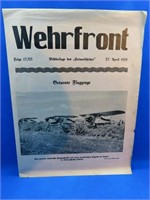 1935 Wehrfront Old Military Picture Magazine OLD