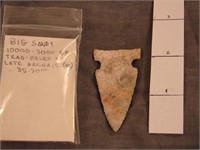 Indian arrowhead artifact