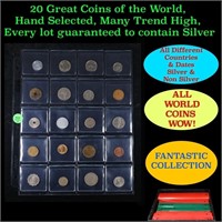 20 Great Coins of the World, hand selected, many t