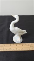Goose porcelain figurine, made by Lladro.