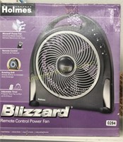 Holmes Blizzard Remote Control Power Fan