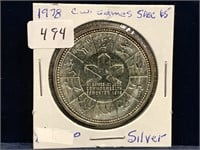 1978  Can Silver Dollar  SP65 CW Games