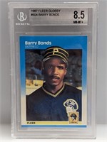 1987 Fleer Glossy #604 Barry Bonds BGS 8.5 (RC)