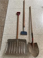 Shovel and scraper lot