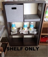 CABINET W/MOVABLE STORAGE BOXES---