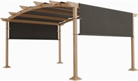 B3982  TANG Pergola Shade Cover 8'x12' Brown