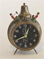 VTG FORESTVILLE BUSY BOYS BRASS CLOCK-WORKS