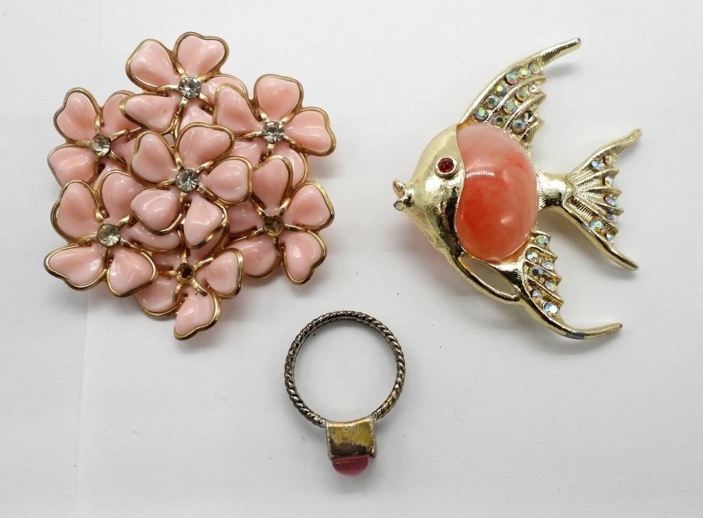 Vintage Pink Jewelry