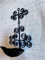 Wrought Iron Betty Lamp