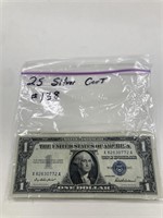 25 $1 Silver Cert