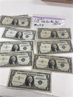18 $1 Silver Cert 1957A Blue Seal