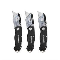 $19  Folding LockBack Utility Knife (3-Piece)