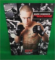 Mark The Machine Hominick SIGNED UFC 8x10" Photo