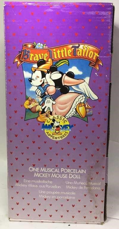 Musical Porcelain Mickey Mouse Doll