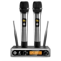 **READ DESC** TONOR Wireless Microphone,Metal Dual