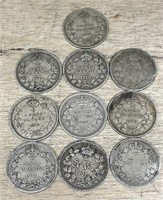 10 Canadian Dimes (1902-1919)