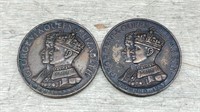 Two 1937 Coronation Medals