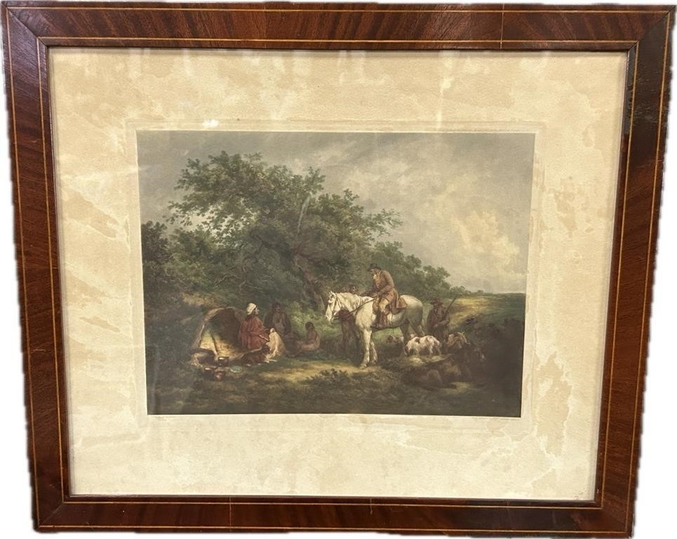 George Morland Benevolent Sportsman Print.