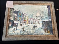 Gerard Dillon Painting Snow Scene