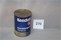 KENDALL NONDETERGENT MOTOR OIL