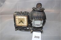 UNITED LIGHT UP FURNACE CLOCK  MODEL NO. 465