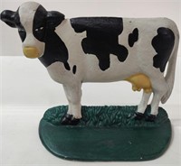 Cast Iron Cow Door Stopper