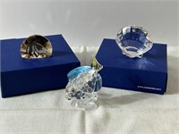 Swarovski Crystal Shell, Fish, Paperweight
