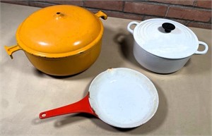 cast iron enameled cookware