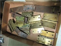 12EA. NATIONAL BRASS DOOR HINGES