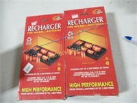 2NEW RECHARGERS FOR NICAD BATTERIES
