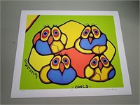 Owls by Norval Morrisseau Fine Art Print,