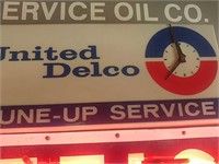 United Delco tune-up service light and clock. I