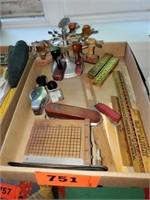 RULERS- SMALL PAPER CUTTER- STAPLERS& OTHER