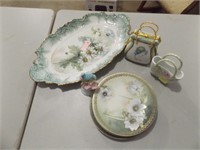 CHINA OVAL DISH, PLATES & OTHER DÉCOR
