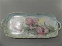 HAND-PAINTED FLORAL DISH