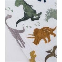 NIDB Little Unicorn Mini Crib Sheet- Dino Friends