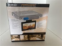 7” LCD TV/DVD radio under counter mount