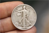 1945-S Walking Liberty Silver Half Dollar