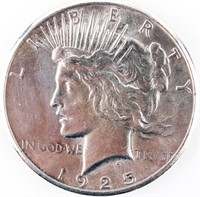 Coin 1925 Peace Silver Dollar Uncirculated
