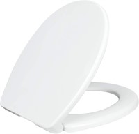 Luxe TS1008R Round Comfort Toilet Seat White