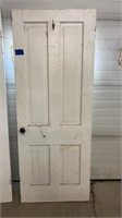 Antique door : Bottom 30” ,top 29.5”