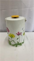 Large Floral Ice Bucket