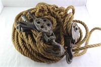 Antique Rope And pulley System