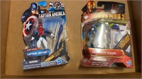 Marvel Captain America and Iron Man 2 Figures