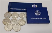 1967 Mint Set; 1986 Liberty Half Proof; $4 40%