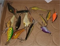 Lot Of Different Fishing Lures