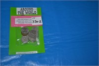 AROUND THE WORLD -  COINS FROM FAR AWAY